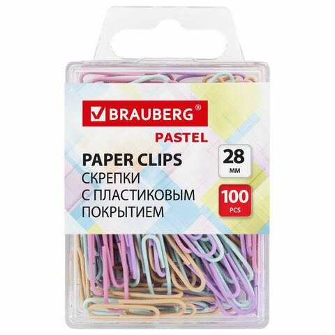 ������� ������� 28�� BRAUBERG PASTEL 100�� �����,