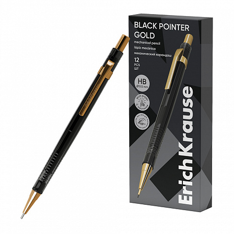 �������� ������������ 0,5�� ErichKrause� Black Pointer Gold 0.5 ��, ��