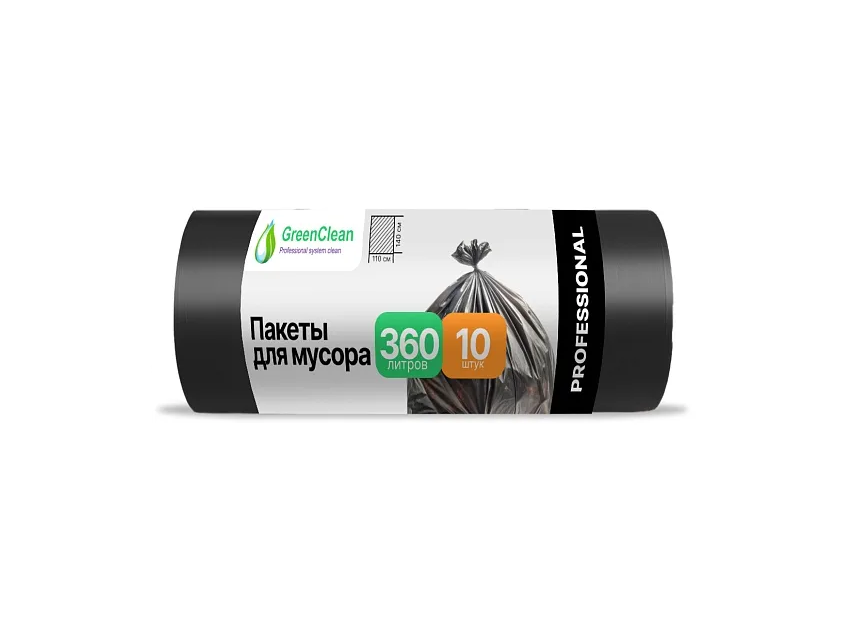 ����� �/������ 360�/10�� MIRPACK "GreenClean"PROFESSIONAL" ��� 40��� ������ (6���/��)