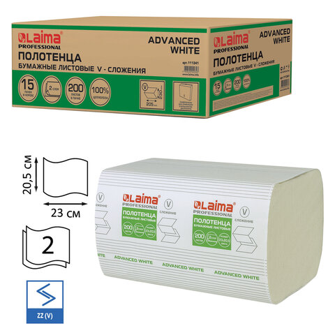 ��������� ���. V-����. 200�� LAIMA ADVANCED WHITE �����,2-�����.