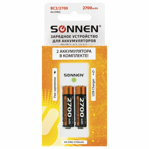 �������� ���������� � �������������� �� SONNEN 2�� 2700 mAh
