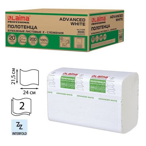 ��������� ���. Z-����. 200��/2�� LAIMA ADVANCED WHITE ����� 24*21,5