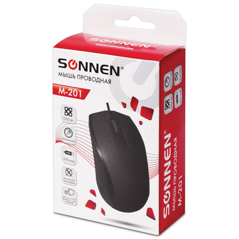 ���� ��������� SONNEN �-201 USB 2 ������+1������-������,�����.,������