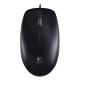 ���� ��������� LOGITECH B100 USB, 2 ������ + 1 ������-������, ����������, ������