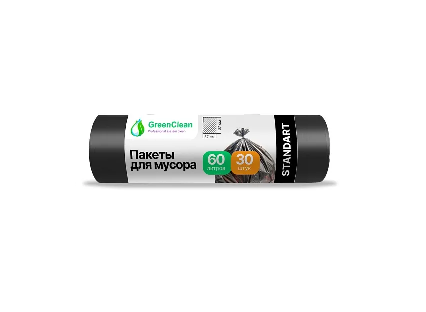 ����� �/������  60�/30�� MIRPACK "GreenClean"STANDART" ��� 6��� ������ (28���/��)