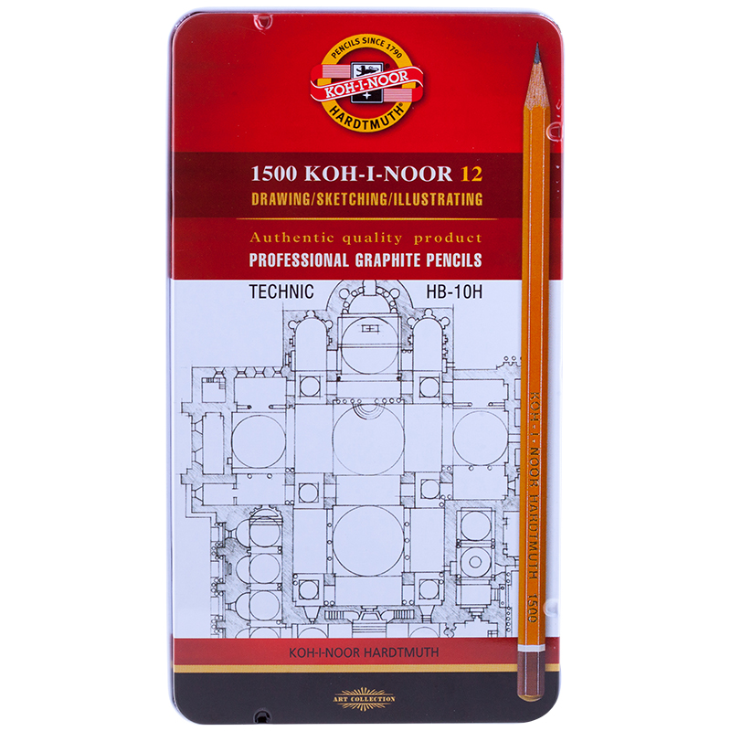 ����� ���������� �/�� 12�� KOH-I-NOOR HB-10H, �������., �����. �����