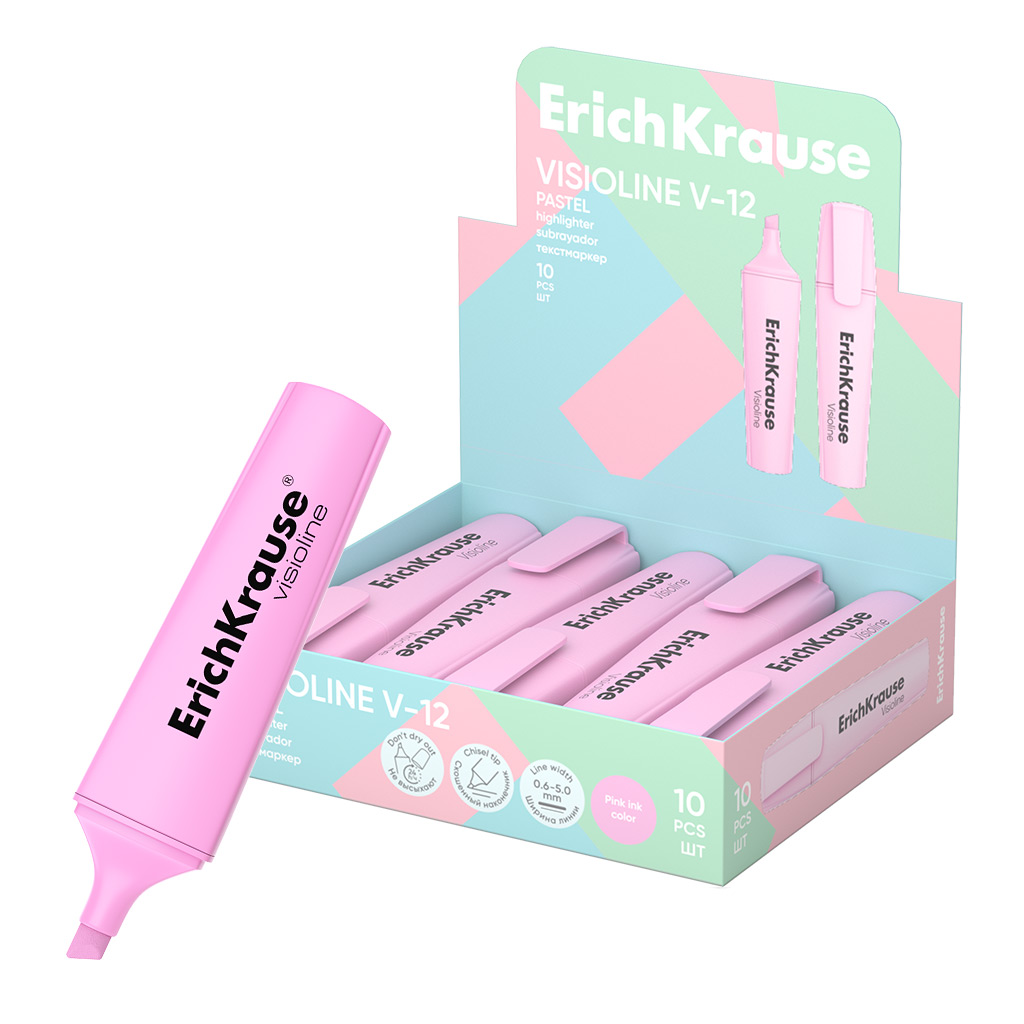 ����������� ErichKrause� "Visioline V-12 Pastel" �������, 0,6-5��