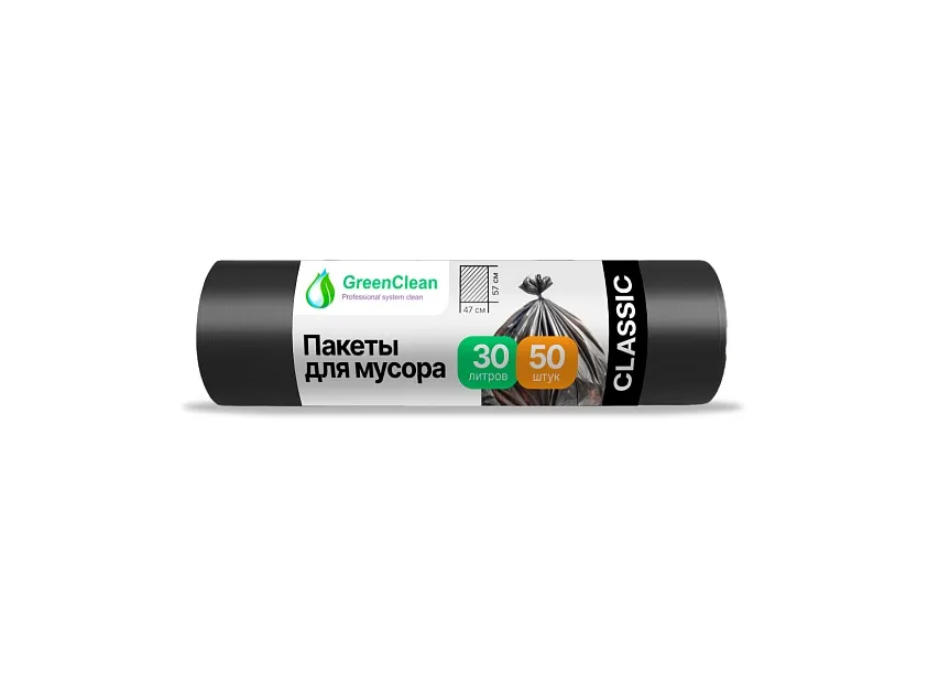 ����� �/������  30�/50�� MIRPACK "GreenClean"CLASSIC" ��� 6��� ������ (18���/��)
