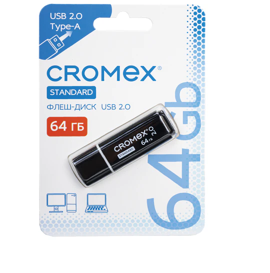 ����� ������  64GB CROMEX Standard USB 2.0 ������