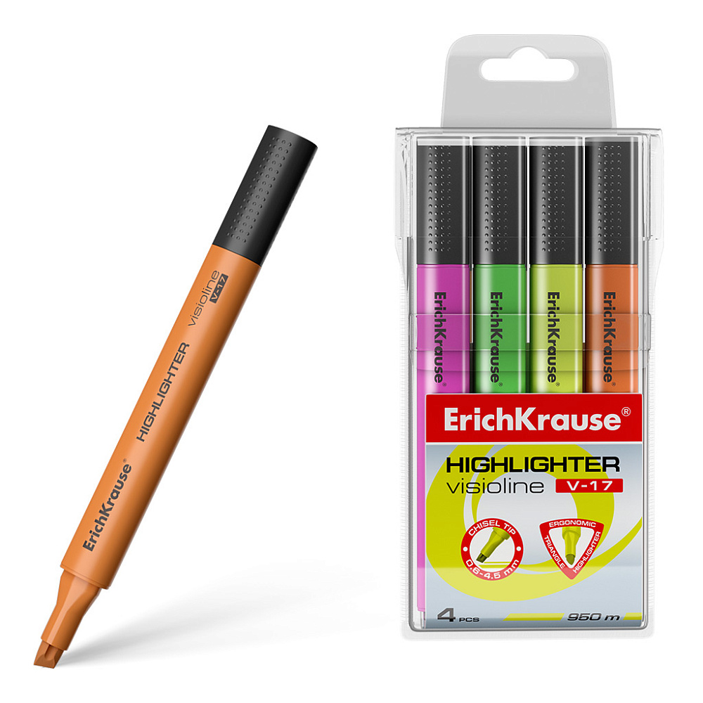 ����� ������������� 04��. ErichKrause� "Visioline V-17 Neon" 0,6-4,5��. ������.