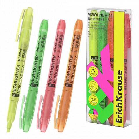 ����� ������������� 04�� ErichKrause� "Visioline V-15 Neon Shine" ���� ������ ������� (� ���-�����)