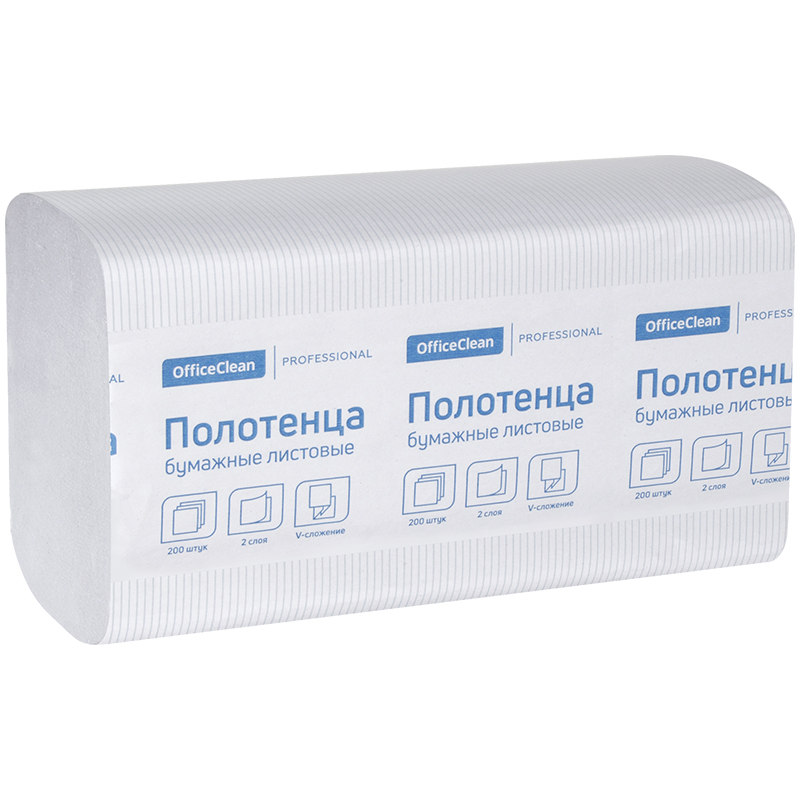 ��������� ���. V-����. 200��/2��. OFFICE CLEAN Professional �����, 21*21,6��