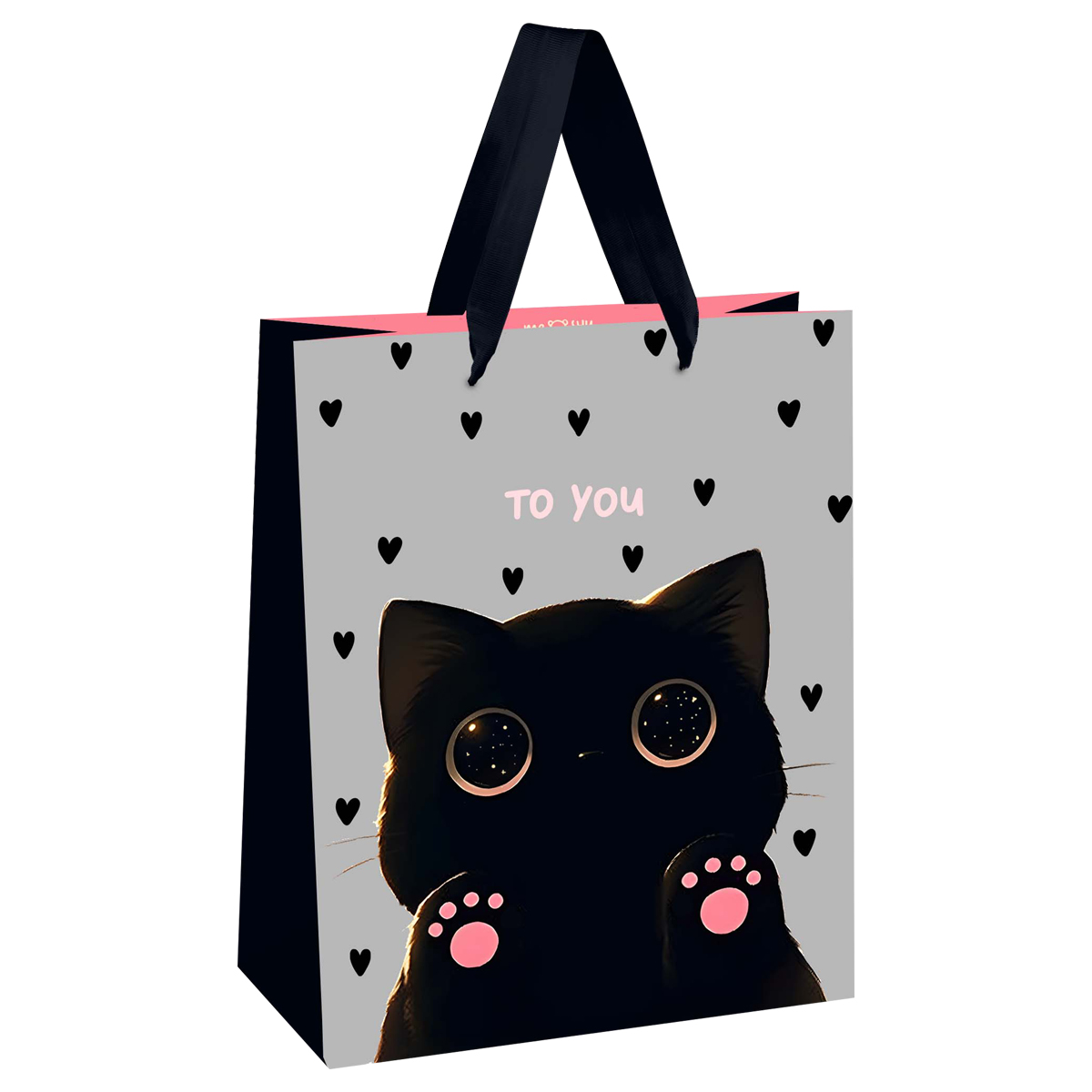����� ���������� 18*23*10�� MESHU "Black kitten" ������� ���������